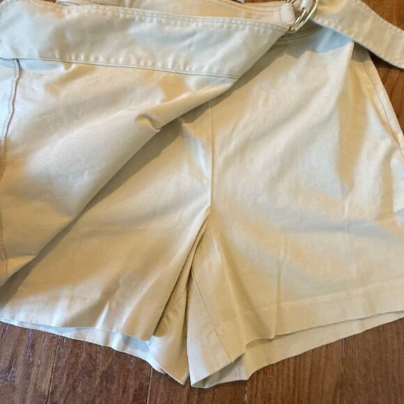 Ann Taylor NWT weekend collection beige buckle skort size 4 - Picture 8 of 11